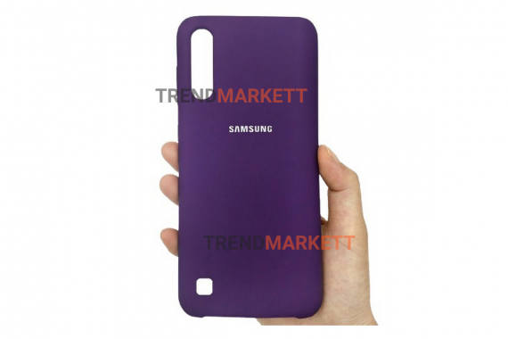 Чехол для Samsung A01 «Silicone Cover» фиолетовый