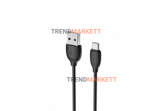 Кабель USB - MicroUSB «Borofone BX19 Benefit» 1 м., черный