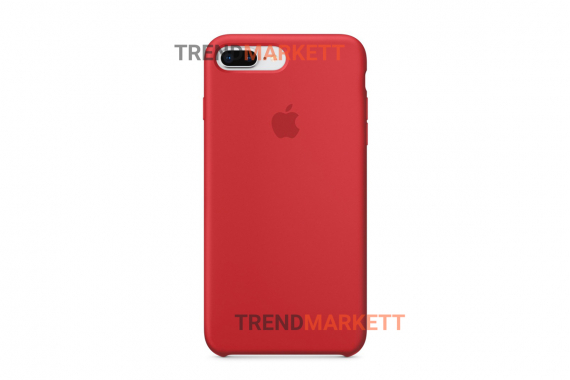 Силиконовый чехол (Silicon case) для iPhone 7 PLUS/8 PLUS Красный