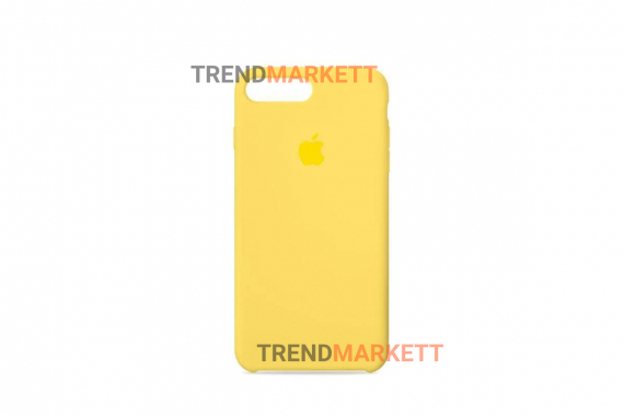 Силиконовый чехол (Silicon case) для iPhone 7 PLUS/8 PLUS Желтый
