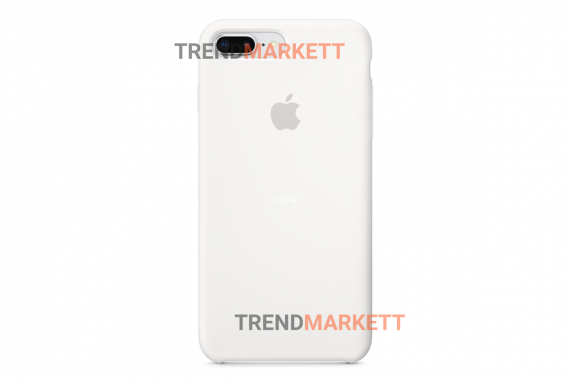 Силиконовый чехол (Silicon case) для iPhone 7 PLUS/8 PLUS Белый