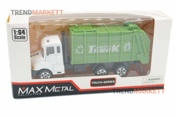 Металлический грузовик «MAX METAL МУСОРОВОЗ»