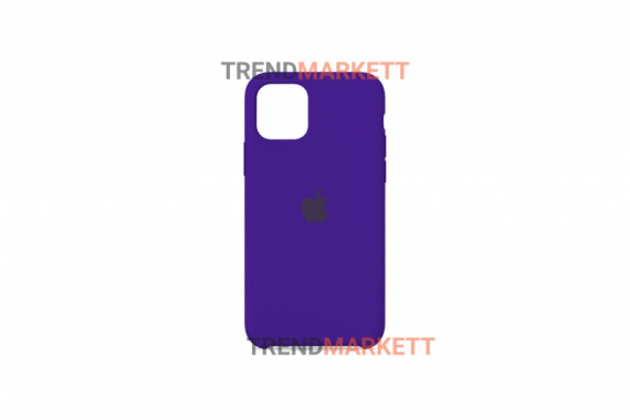 Силиконовый чехол (Silicon case) для iPhone 12/12 PRO Фиолетовый