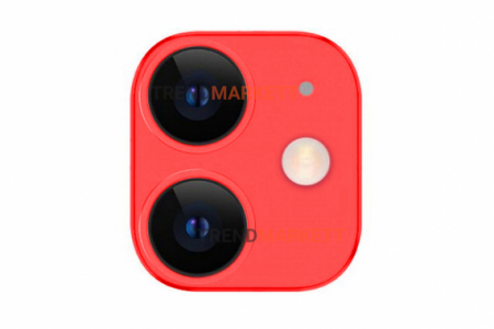 Защитное стекло на камеру iPhone 11 TOTU красный