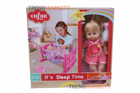 Кукла с кроваткой «It's Sleep Time»